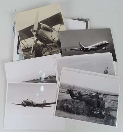 Photo - Aviation civilie & militaire - Lot de 