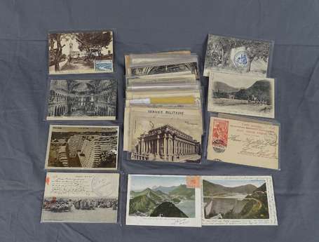 Cachets et Oblitérations sur Cartes Postales - 