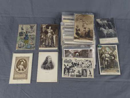 Jeanne d'Arc - environ 120 CPA et cartes photos 