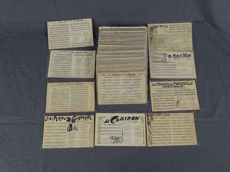 Musique - environ 100 CPA - Partitions , 