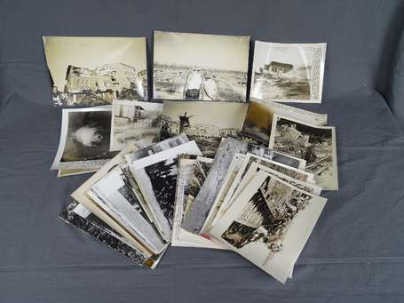 Photo - Catastrophes - environ 55 Photos anciennes