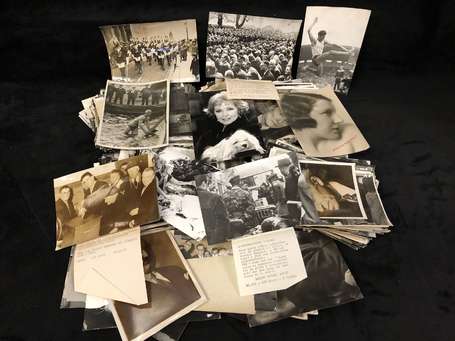 Photographies de Presse anciennes - Environ 400 