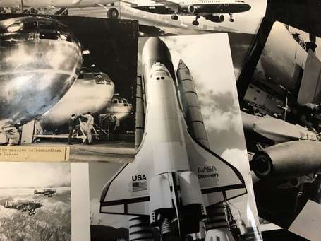 Aviation - Ensemble d'environ 80 Photos anciennes 