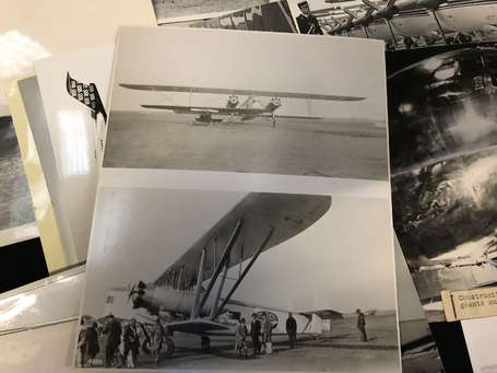 Aviation - Ensemble d'environ 80 Photos anciennes 