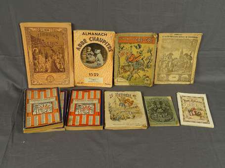 Almanachs - 10 Almanachs circa 1890/1950 - Le 