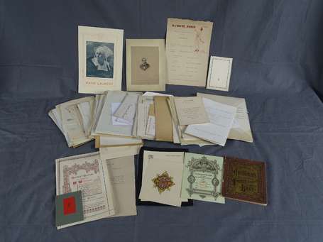 Blasons , Menus , Cartes de Visites - Ensemble 