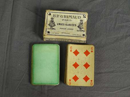 Cartes à Jouer - Jeu de Carte ancien Grimaud , 