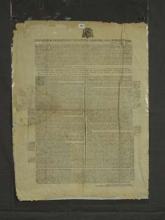 Documents Historiques et anciens Placards - 