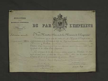 Documents honorifiques Militaires , Civils et 