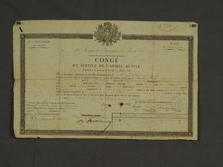 Documents honorifiques Militaires , Civils et 