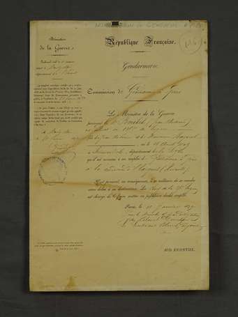 Documents honorifiques Militaires , Civils et 