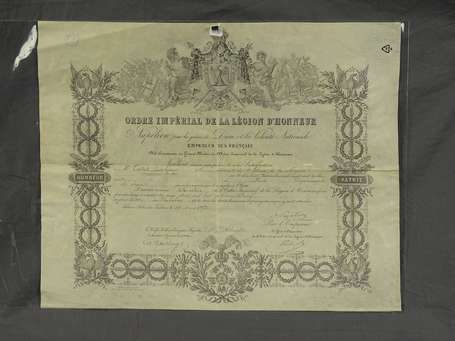 Documents honorifiques Militaires , Civils et 