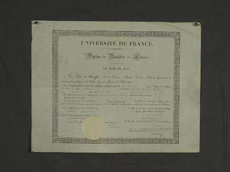 Documents honorifiques Militaires , Civils et 