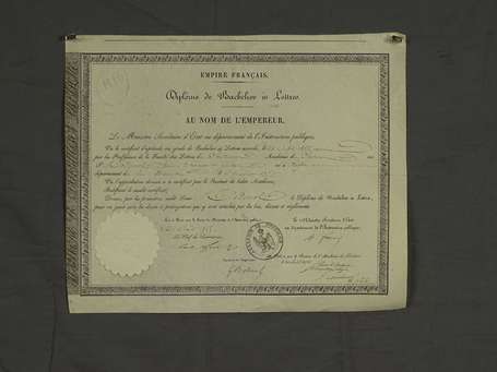 Documents honorifiques Militaires , Civils et 