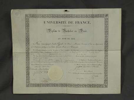 Documents honorifiques Militaires , Civils et 