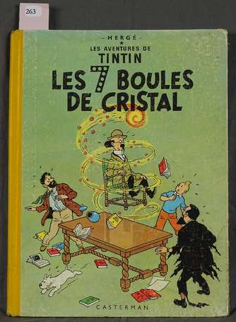 Tintin - Les 7 boules de cristal en réédition B17 