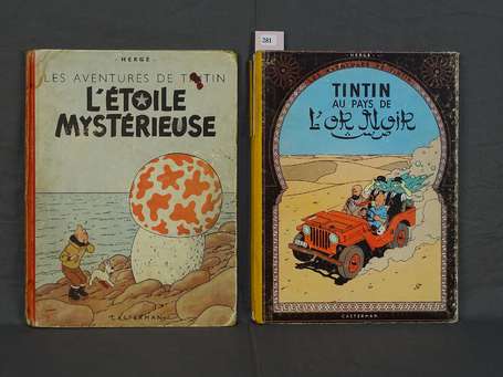 Tintin - L'Etoile mystérieuse en réédition B6 de 