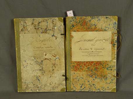 CahierS de Comptes , Manuscrit 1832 - Deux Cahiers