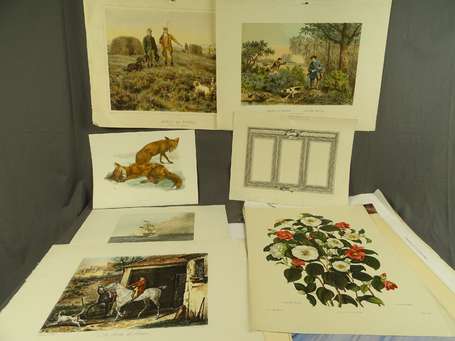 Environ 25 Retirage de qualité de Lithographies ou