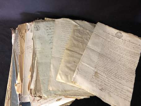 Archives - Liasse de Papiers manuscrits relatifs à
