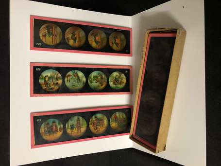 Plaques de verre photos pour Lanterne Magique - 