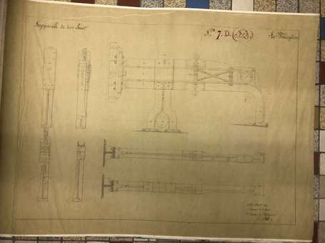 Marine - grand recueil d'épures et de plans pour 