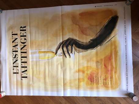 Affiche - Alcool - Champagne TAITTINGER 1985 - 