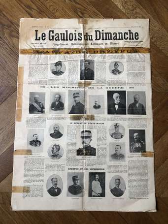 Affaire DREYFUS - Journal Le Gaulois , numéro 