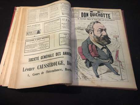 Journal LE DON QUICHOTTE - reliure d'environ 100 