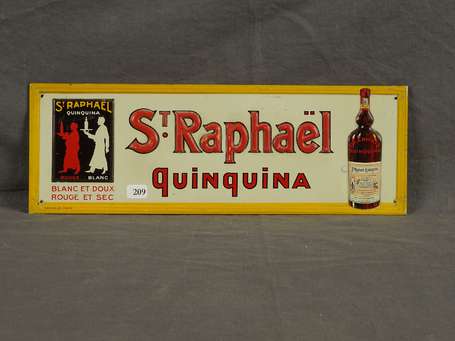 ST. RAPHAËL Quinquina : Bandeau en tôle 