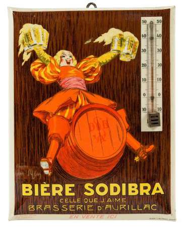 BIERE SODIBRA Brasserie d'Aurillac :  Thermomètre 
