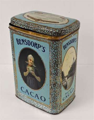CACAO BENSDORP'S : Importante et rare Boîte de 