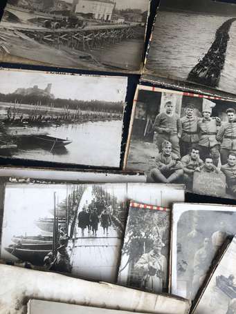 Militaria , Génie - ensemble de 20 cartes photos 