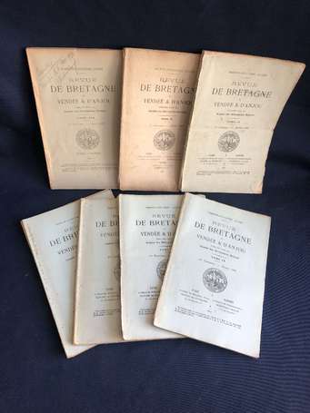 Bretagne , Vendée et Anjou - 8 Revues de 1893 à 