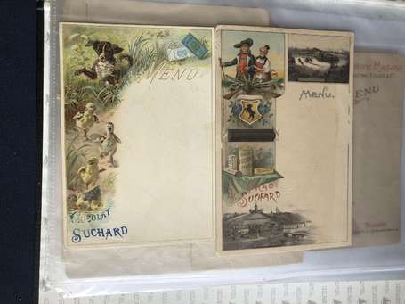 Menus anciens - Album d'environ 60 modèles 