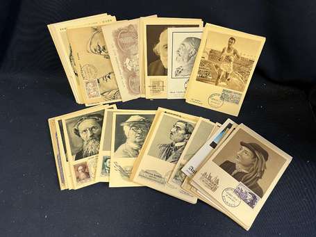 100 cartes maximum de france , majorité années 50