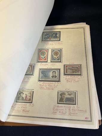 Monaco - Collection de timbres montés sur feuilles