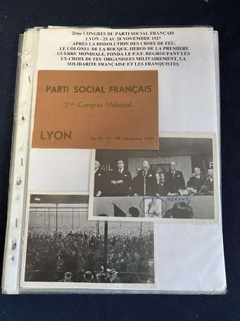 2ème Congrès du Parti Social français à Lyon en 