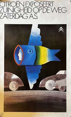 Automobile - « CITROËN » - Affiche illustrée par 