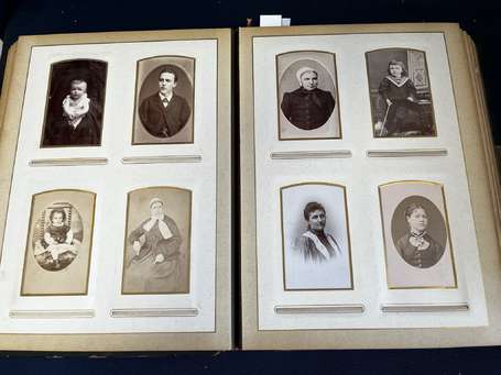 Photographie - Album de photos CDV et Cabinet , 