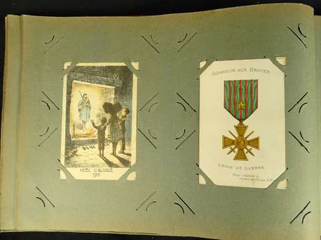 Militaria - Album d'environ 300 CPA - 