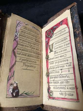 Livret Religieux manuscrit - fait à la main - dont