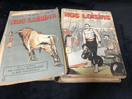 Ensemble de revues « Nos Loisirs » année 1907