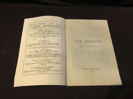 VAN DONGEN 1877/1968 - Catalogue d'exposition 1949