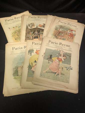 « Paris Revue » - Ensemble de 30 numéros de la 