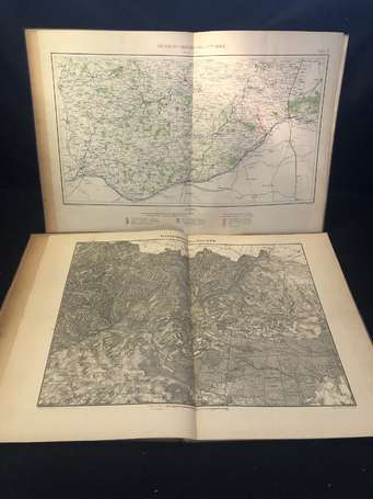 Militaria - 2 atlas de cartes de bataille de la 