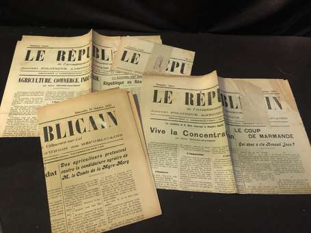 47 - Lot et Garonne - Ensemble de 4 journaux , 