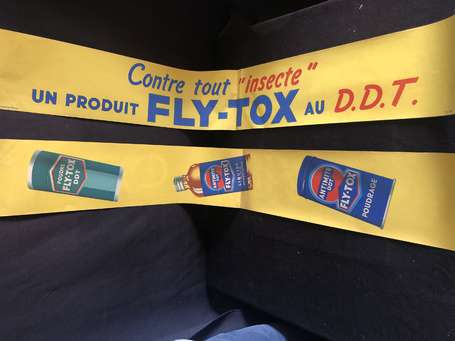 « Fly Tox » - 2 affiches banderoles , de 1948 , 