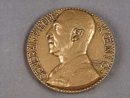5ème République médaille en bronze du général 