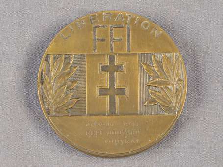 France médaille de la Libération FFI attribuée en 